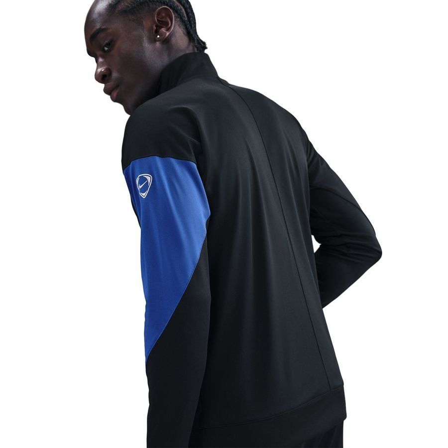 Chelsea Track Jacket Dri-FIT Strike 3rd - Black/Game Royal/Field Silver - Men's-SoccerKits Hub | Buy Soccer Jerseys Online